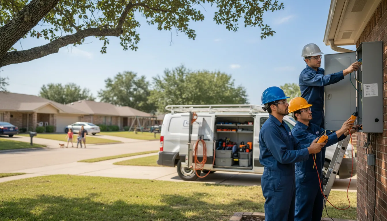Certified electrician providing emergency electrical services in White Hall, IL